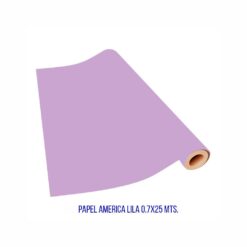 PAPEL AMERICA LILA 0.7 X 25 MTS