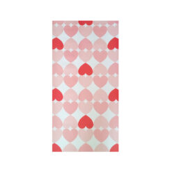 PAPEL CORAZONES ROSAS