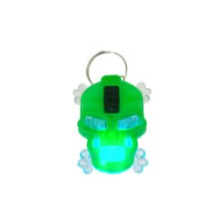 LLAVERO CALAVERA CON LUZ