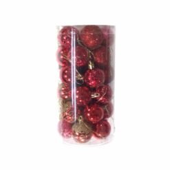 ESFERA PLASTICA ROJA 40 MM
