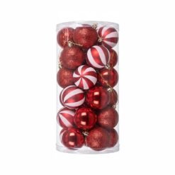ESFERA PLASTICA ROJA 40 MM