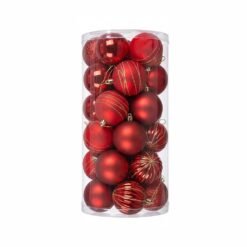 ESFERA PLASTICA ROJA 60 MM