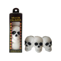 VELADORA CALAVERA CHICA