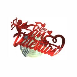 LETRERO CON ESPIRAL SAN VALENTIN