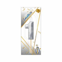 VELA MAGICA PLATA NUMERO 1