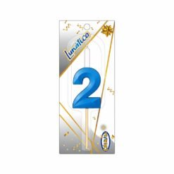 VELA MAGICA AZUL NUMERO 2